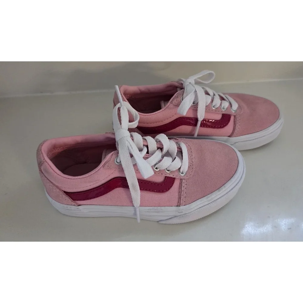 Vans Ward Low Girls Pink‎ Sneakers Size 11